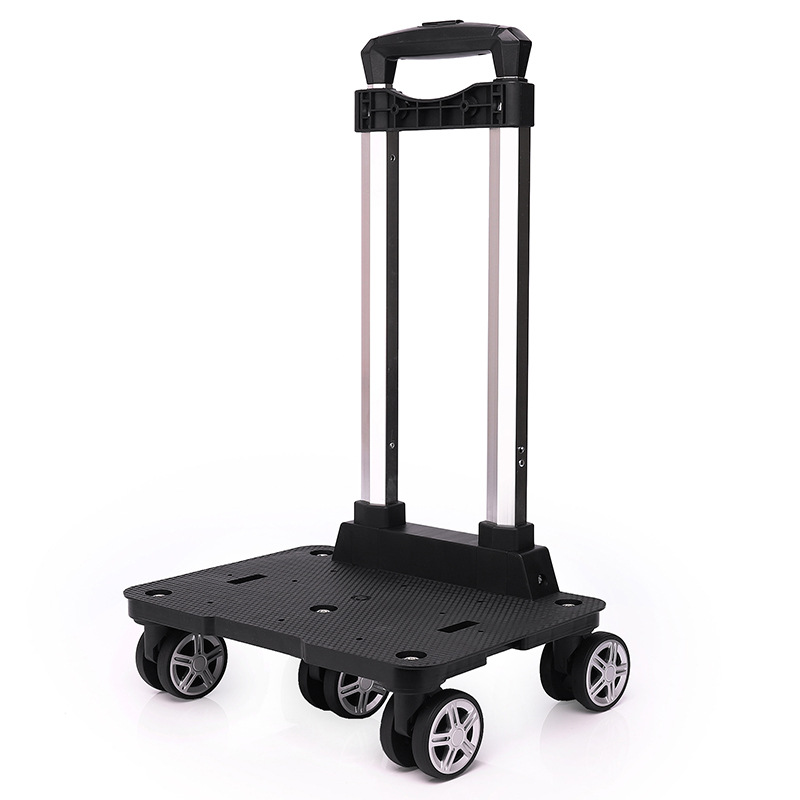 Aluminum Frame Carry On Luggage - ポータブルアルミ合金製六輪ユニバーサルカート荷物バッグアクセサリーバックパック飛行機用ホイールハンドバッグフレーム機内持ち込みバッグ
