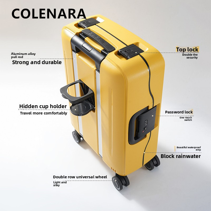 Spinner Wheel Rolling Suitcase 20 Inch - COLENARA 荷物旅行バッグ 20インチ24インチ28インチ32インチ PC搭乗ボックス 大容量トロリーケース 女性用ホイール付きローリングスーツケース
