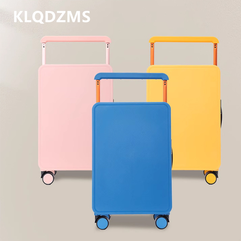 Spinner Wheel Rolling Suitcase 20 Inch - KLQDZMS 荷物 ABS+PC 機内持ち込みボックス 20インチ24インチ大容量カートケース カートスタイルトラベルバッグ