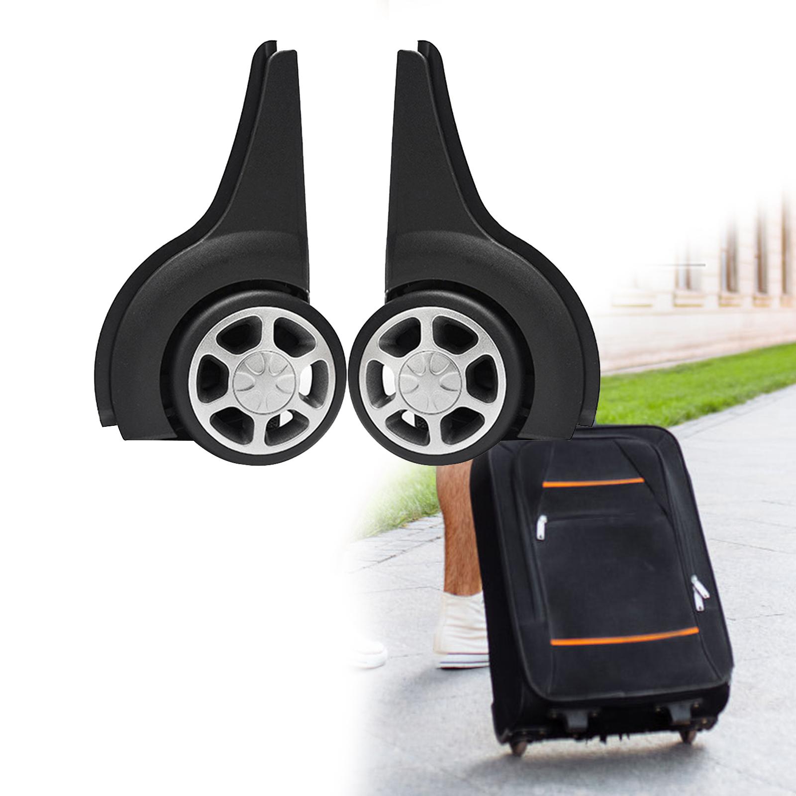 Silent Replacement Luggage Wheels - 交換用ラゲッジスイベルキャスター、サイレント、耐久性、スーツケースホイール、2個