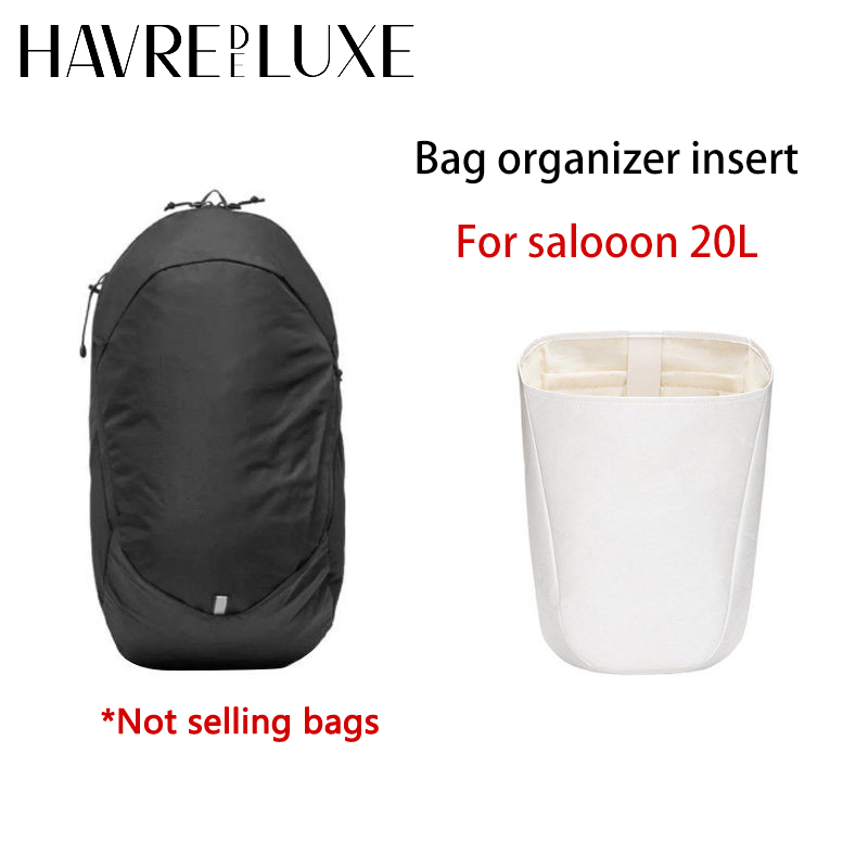 Backpacks - バッグオーガナイザーインサート Sal ooon 20l バックパック用防水耐久性のあるファッションバッグサポート収納インナー修正バッグアクセサリー