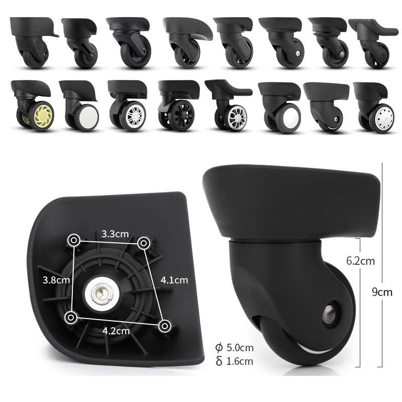 Silent Replacement Luggage Wheels - スーツケースホイールサムソナイトアクセサリー交換用耐荷重ホイールスーツケース特別なトロリーケースサイレントキャスターカスタマイズ