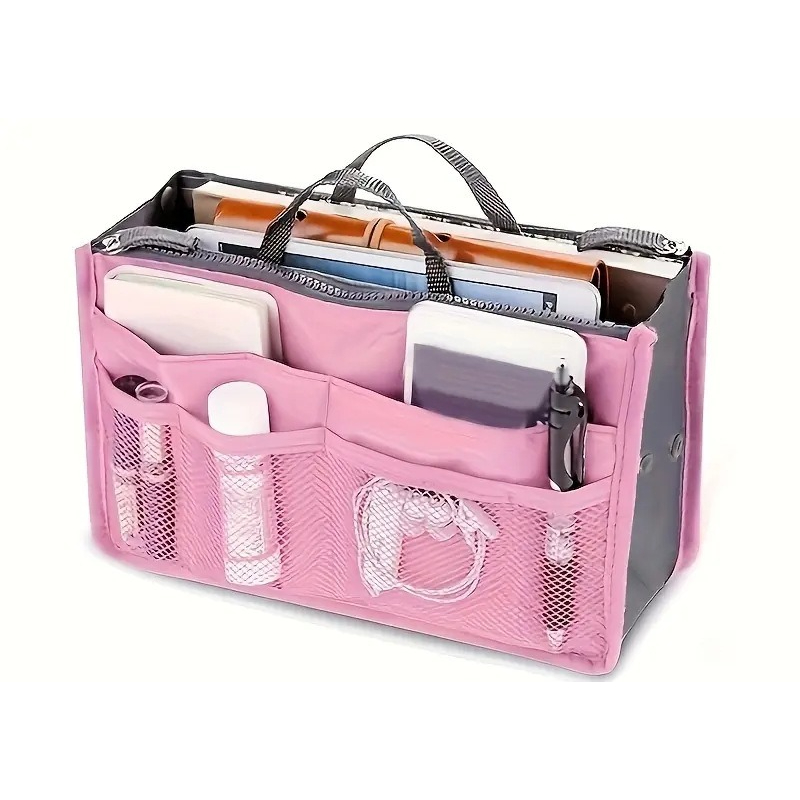 Handbags - ハンドバッグオーガナイザー 軽量 大容量 パースオーガナイザー インサート 多目的収納バッグ