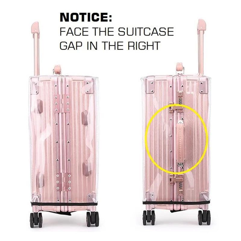 1Pc クリア PVC スーツケースプロテクター防塵傷防止ユ - Luggage Protective Cover Transparent のレビューと価格