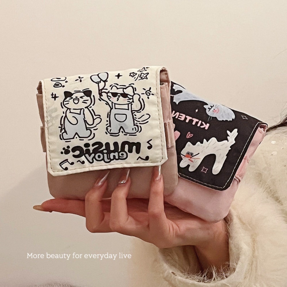 新しいデータケーブルオーガナイザー生理用ナプキンバッグ大容量 - Cosmetic Bags のレビューと価格