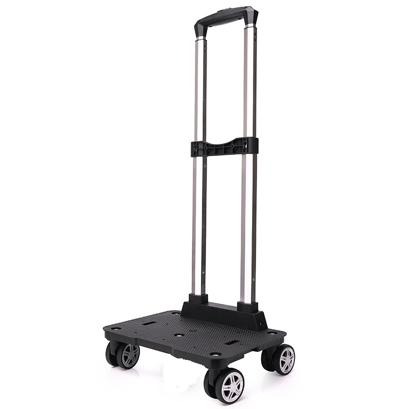 ポータブルアルミ合金製六輪ユニバーサルカート荷物バッグアクセ - Aluminum Frame Carry On Luggage のレビューと価格