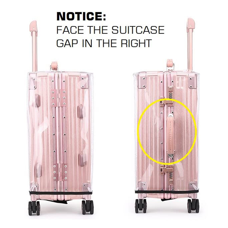 18〜30インチの透明PVCカバー,スーツケース,トラベルア - Luggage Protective Cover Transparent のレビューと価格