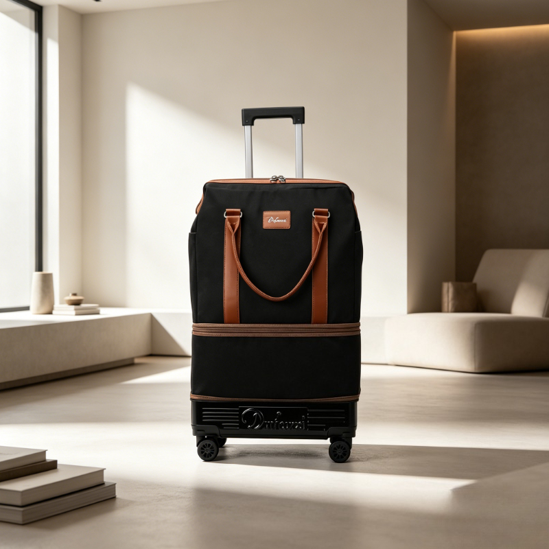 折りたたみ式ホイール付きダッフルバッグ、軽量スピナートラベル - Foldable Rolling Luggage Bag のレビューと価格