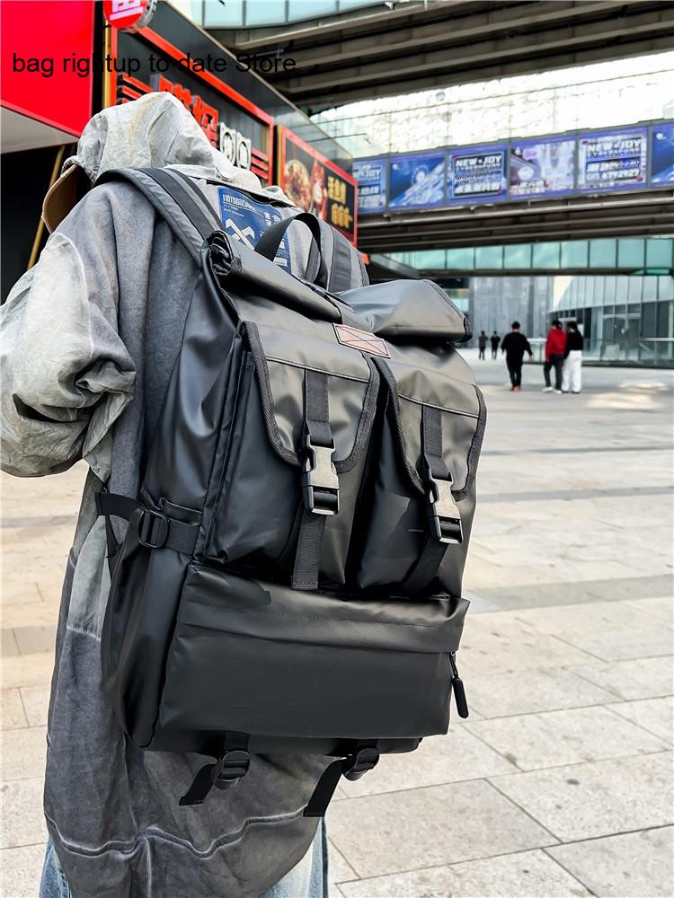 高機能大容量レジャー旅行ワークウェアロールマウス防水大学生バ - Foldable Rolling Luggage Bag のレビューと価格