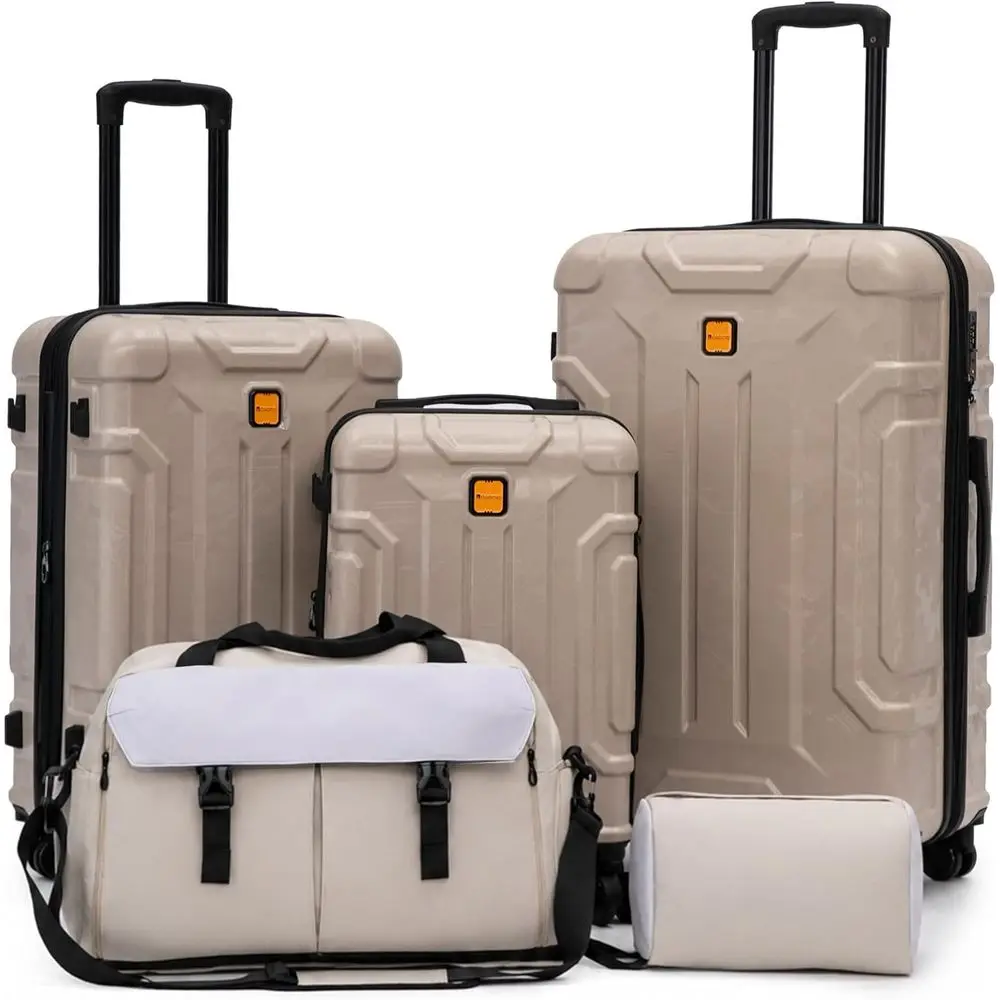 5ピースハードシェルラゲージセット、20/24/28インチ拡 - Expandable Hard Shell Luggage Set のレビューと価格
