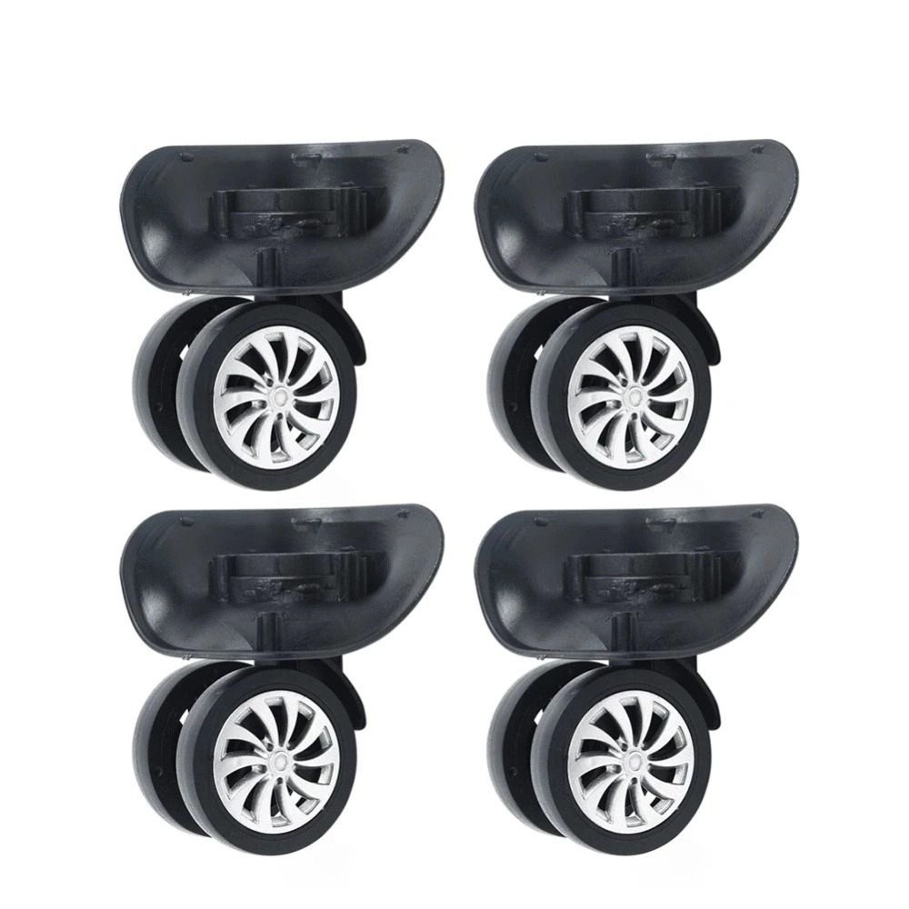 4 個ユニバーサル荷物スーツケースホイール 360 度交換部 - Silent Replacement Luggage Wheels のレビューと価格