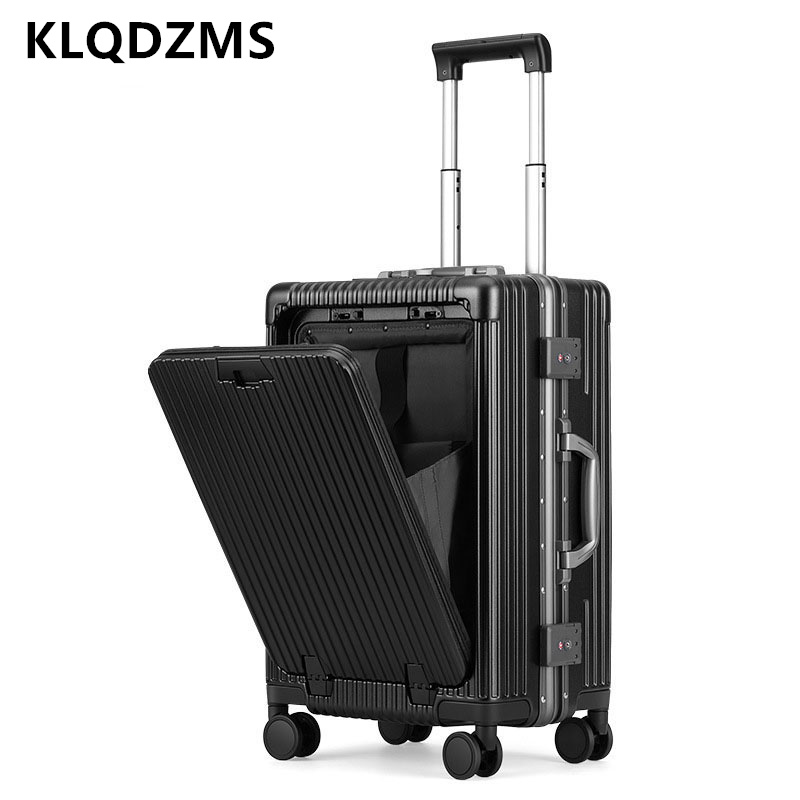 KLQDZMS 18インチ20インチ24インチキャビンスーツ - Front Opening Laptop Luggage 24 Inch のレビューと価格