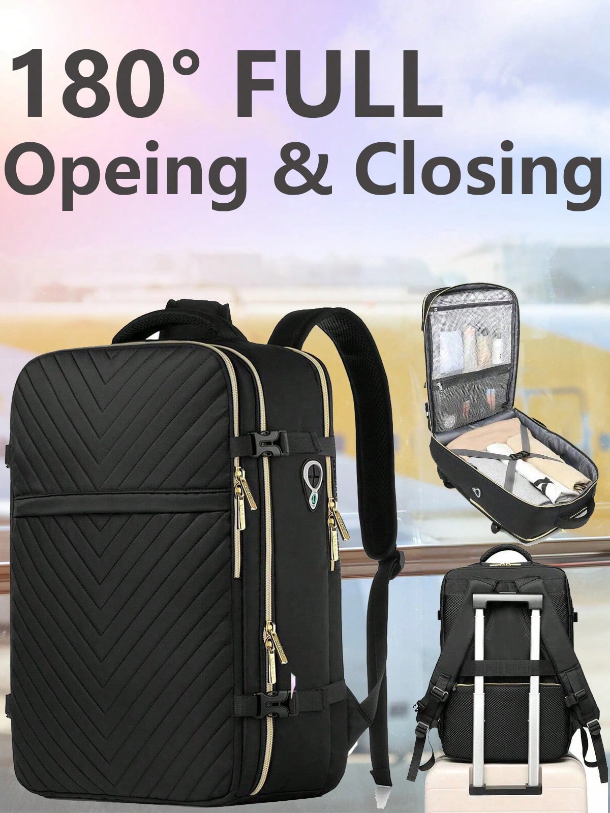 大型機内持ち込みトラベルバックパック - 機内持ち込み可能  - Luggage のレビューと価格
