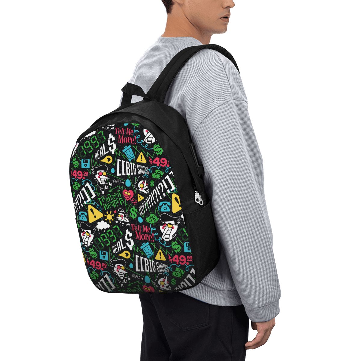 Deltarune SPAMTON G バックパック旅行ノー - Travel Bags のレビューと価格