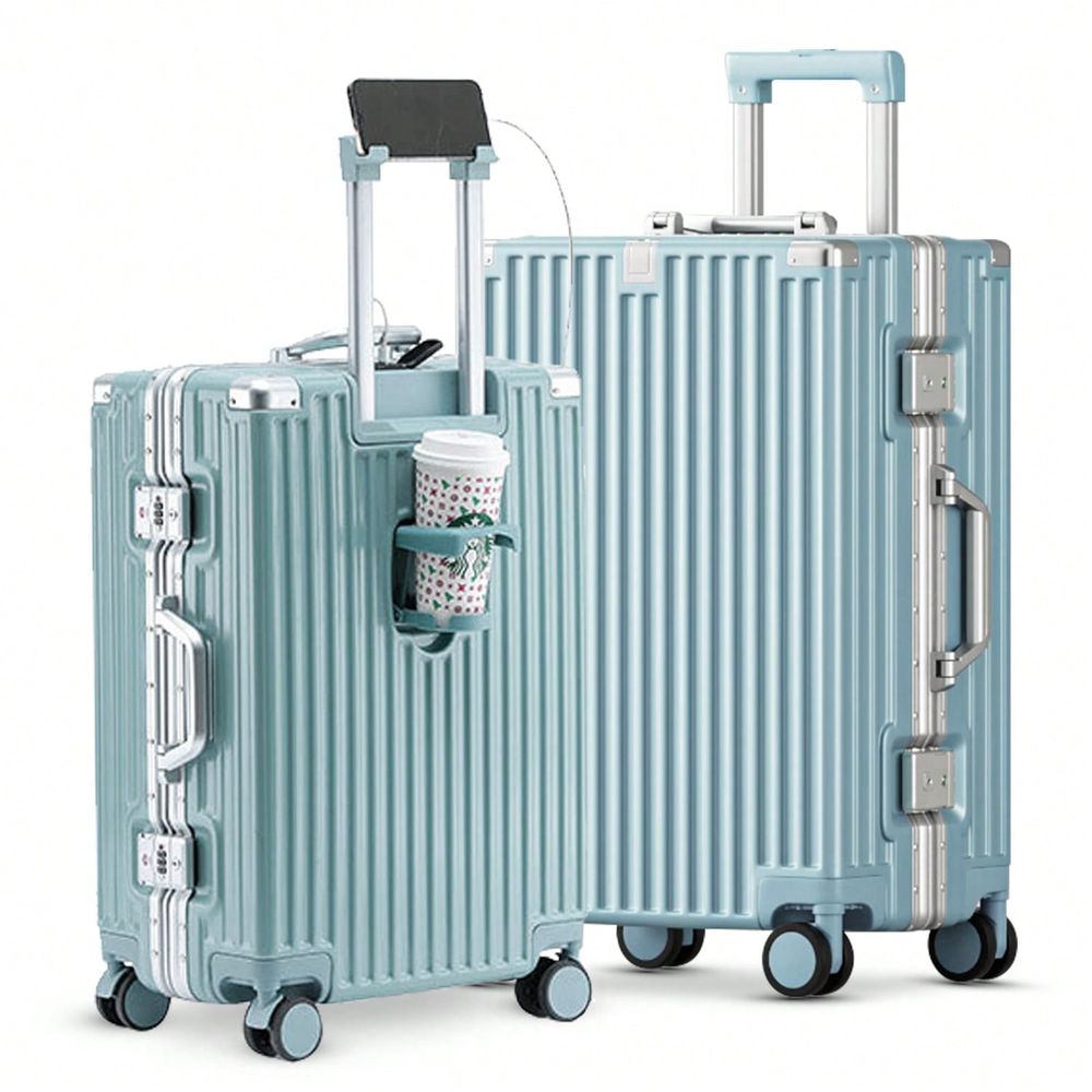 20インチと24インチのアルミフレームラゲージセット、カップ - Aluminum Frame Carry On Luggage のレビューと価格