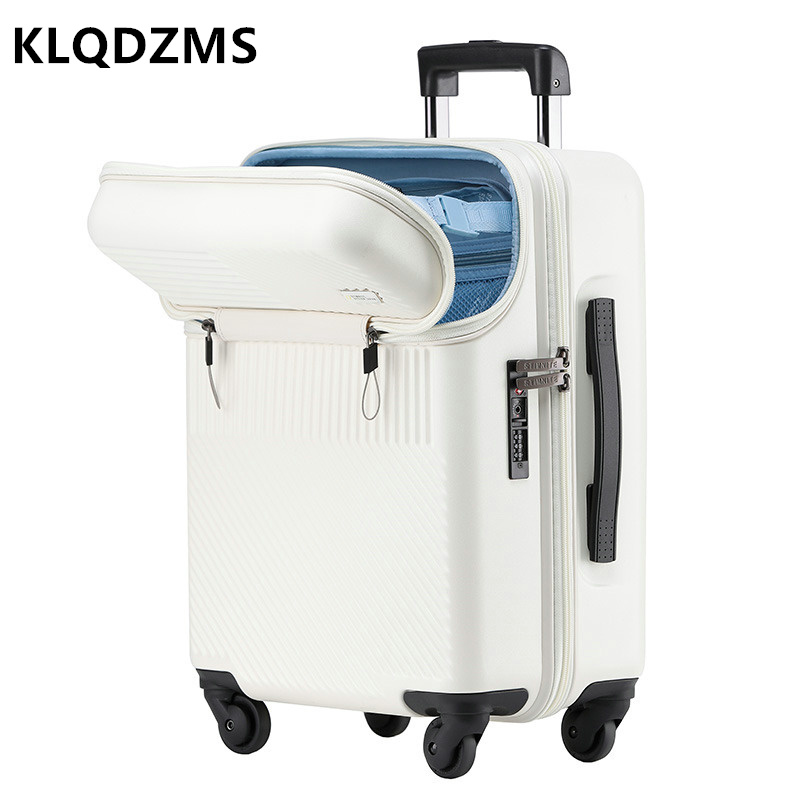 KLQDZMS 20インチ24インチ高品質荷物前開き搭乗ケー - Front Opening Laptop Luggage 24 Inch のレビューと価格