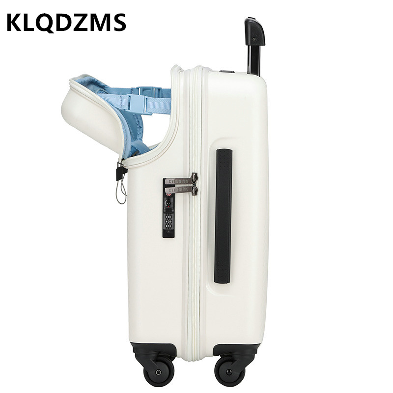 KLQDZMS 20インチ24インチ高品質荷物前開き搭乗ケー - Front Opening Laptop Luggage 24 Inch のレビューと価格