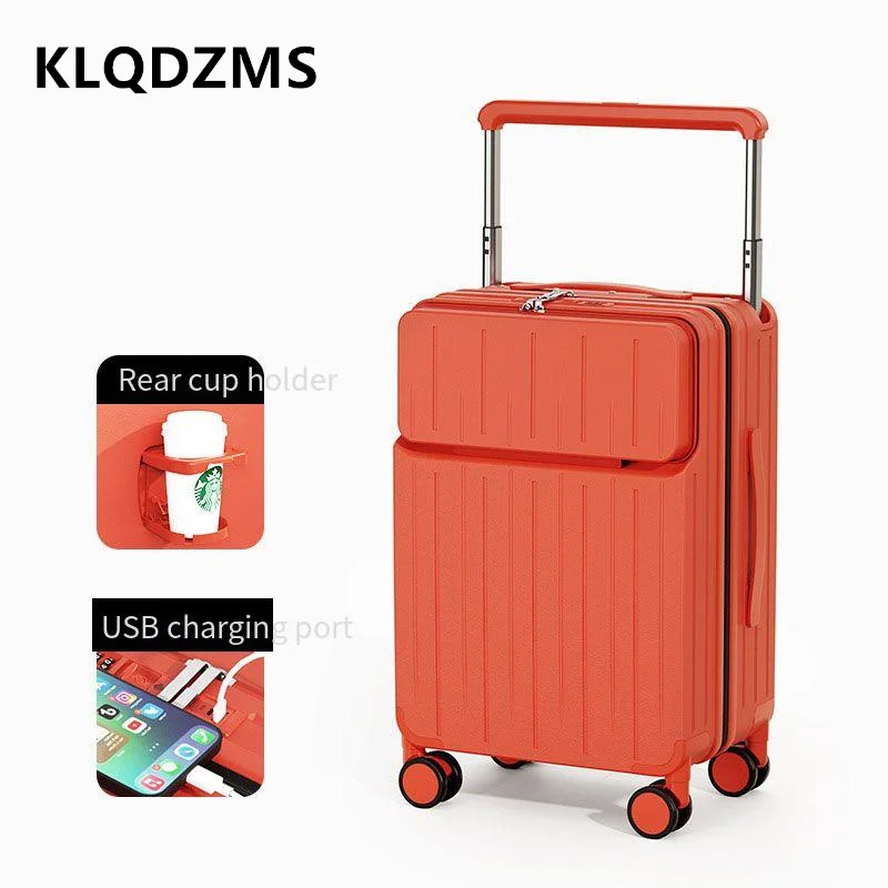KLQDZMS フロントオープンスーツケース 20