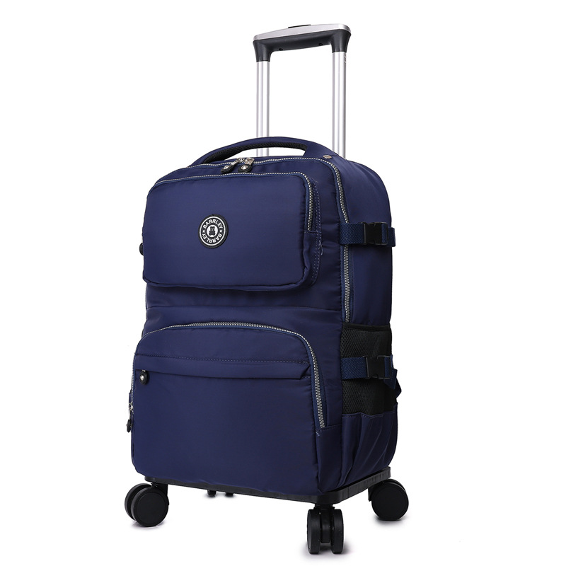 女性用トラベルトロリー、スーツケース、女性用ハイバックパック - Foldable Rolling Luggage Bag のレビューと価格