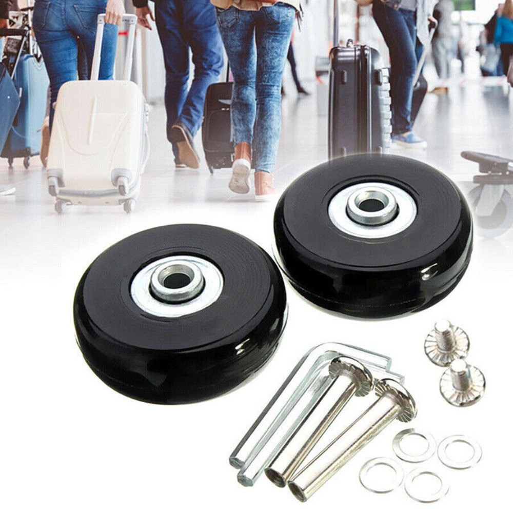 2/4 個 57-59 ミリメートルスライド交換用サイレント - Silent Replacement Luggage Wheels のレビューと価格
