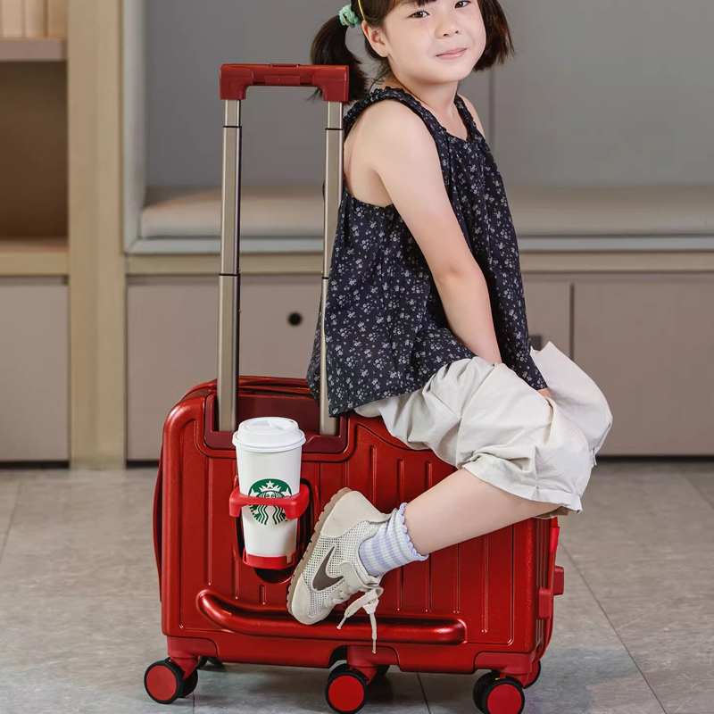 最新デザインの子供用スーツケース、座って乗れる20インチの旅 - Spinner Wheel Rolling Suitcase 20 Inch のレビューと価格