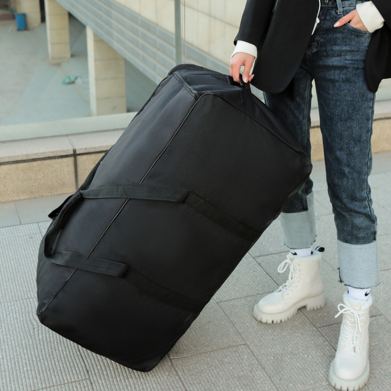 大容量トロリーバッグホイール付き折りたたみ荷物ホイール付きバ - Foldable Rolling Luggage Bag のレビューと価格