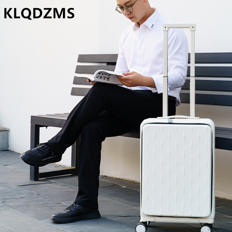 Klqdzms-トラベルラゲッジフロントオープニング、アルミ - Front Opening Laptop Luggage 24 Inch のレビューと価格