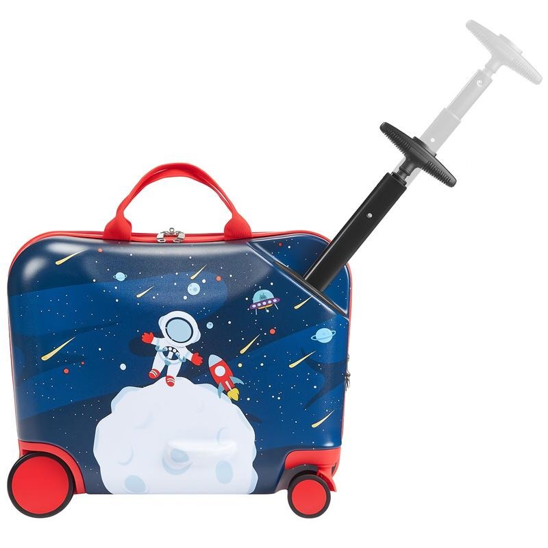 18インチ軽量子供用スクータースーツケース（ホイール付き） - Kids Ride On Suitcase Scooter のレビューと価格