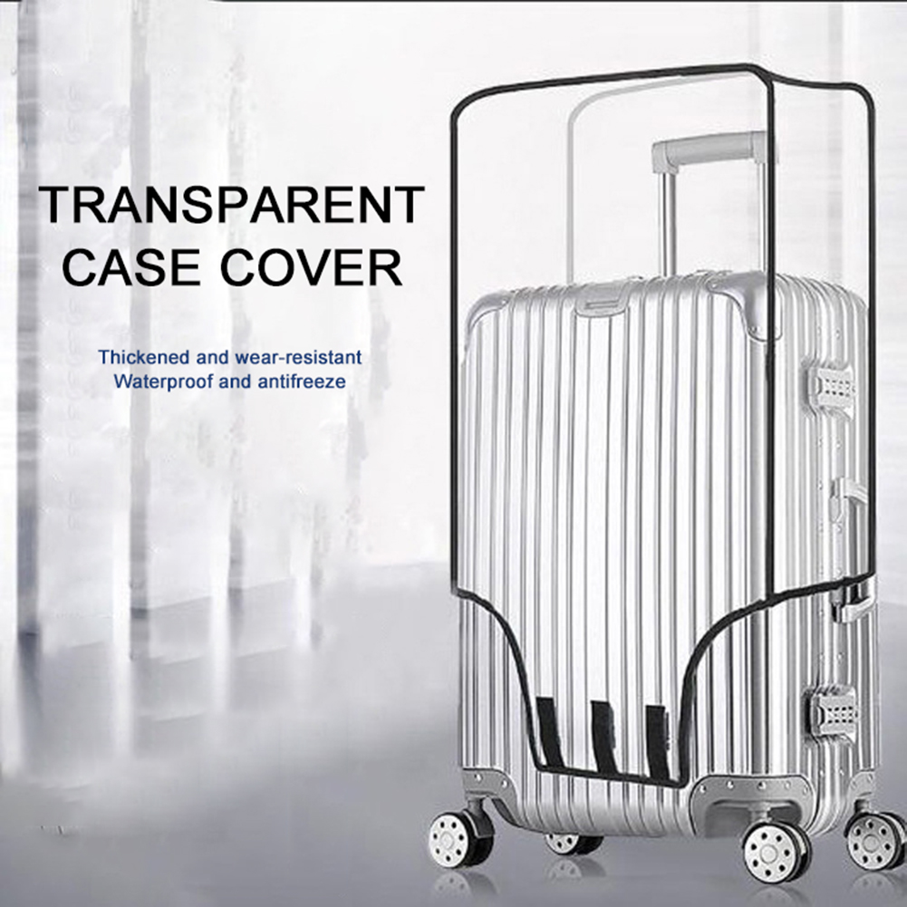 スーツケース保護カバー 防水 PVC 透明 旅行用荷物プロテ - Luggage Protective Cover Transparent のレビューと価格