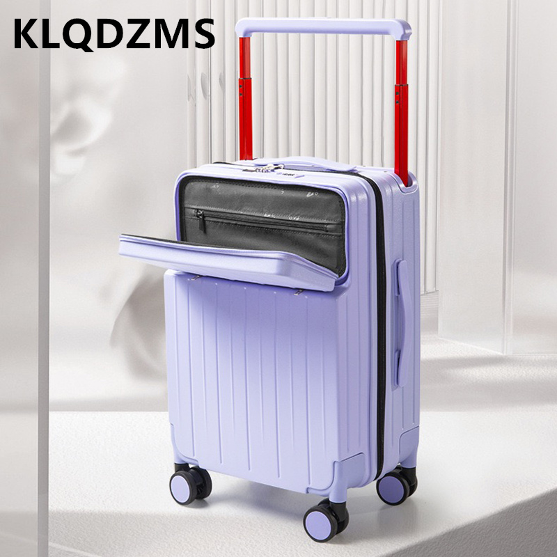 KLQDZMS 24 インチ荷物コンパートメントフロントオー - Front Opening Laptop Luggage 24 Inch のレビューと価格