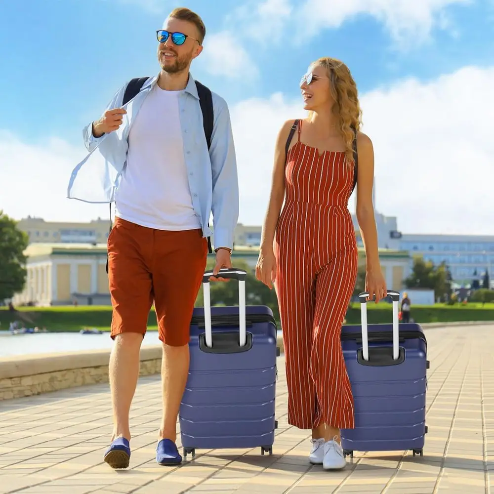 3ピース ハードシェル拡張可能スーツケースセット（スピナーホ - Expandable Hard Shell Luggage Set のレビューと価格