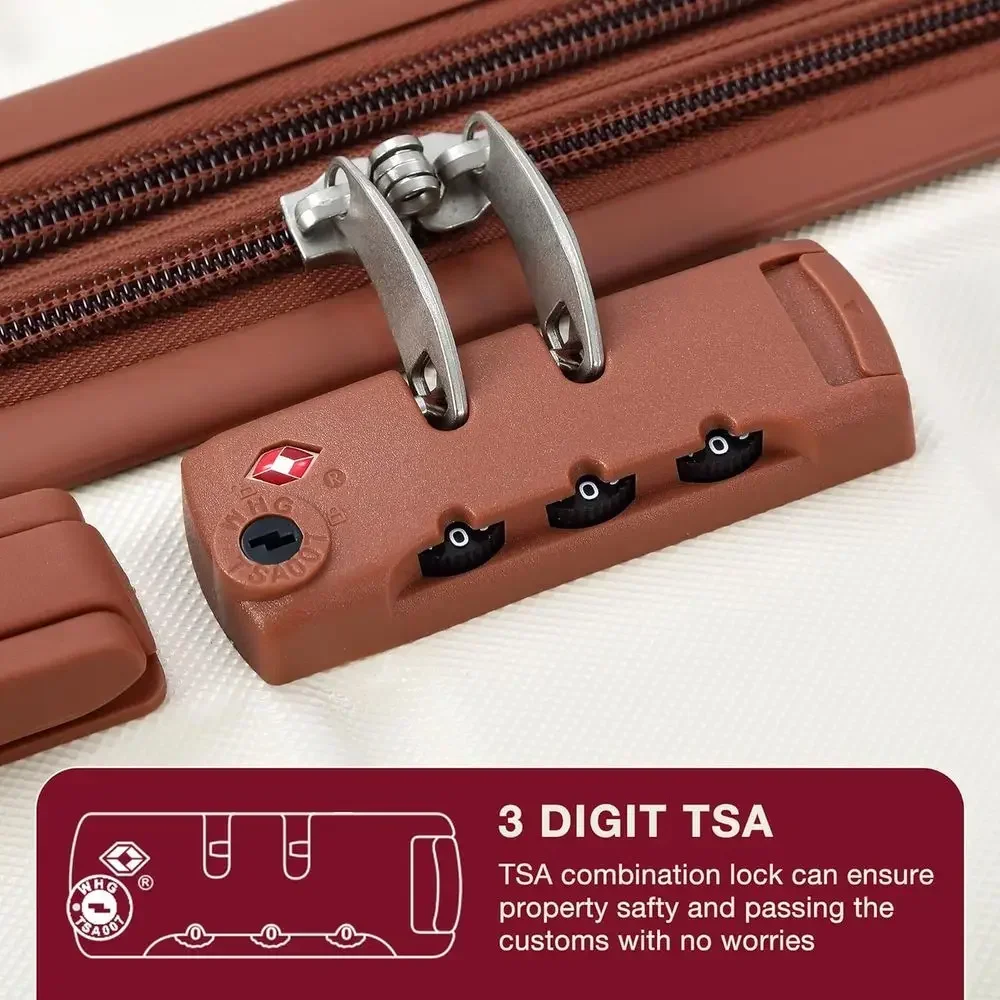 拡張可能な3ピースハードシェルラゲージセット（スピナーホイー - Expandable Hard Shell Luggage Set のレビューと価格