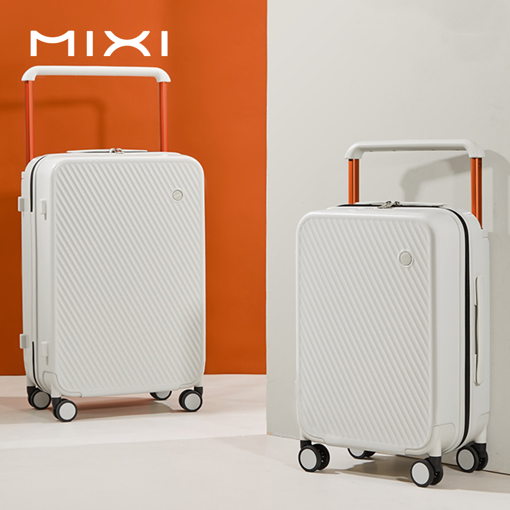 Mixi ワイドハンドル旅行荷物スーツケースローリングスピナ - Spinner Wheel Rolling Suitcase 20 Inch のレビューと価格