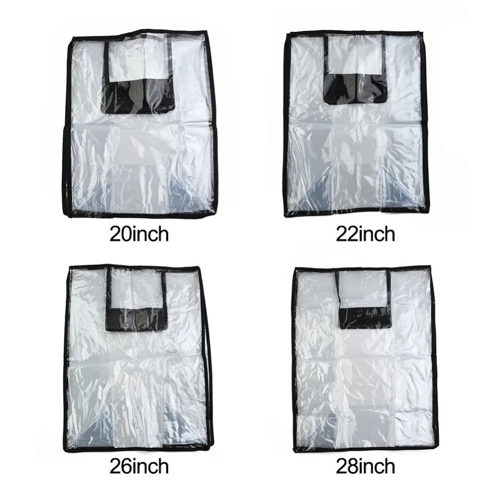 新しい旅行荷物プロテクターケース 18-30 インチ PVC - Luggage Protective Cover Transparent のレビューと価格