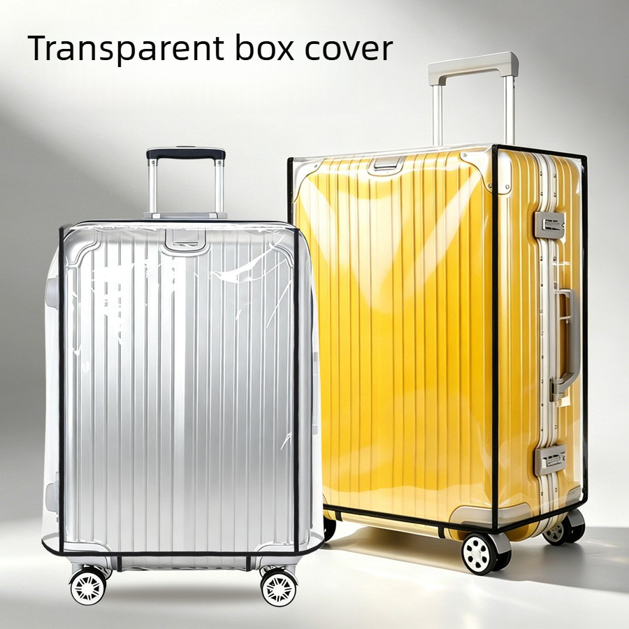 旅行用透明PVCラゲージカバー、防水・耐摩耗・防塵、ローリン - Luggage Protective Cover Transparent のレビューと価格