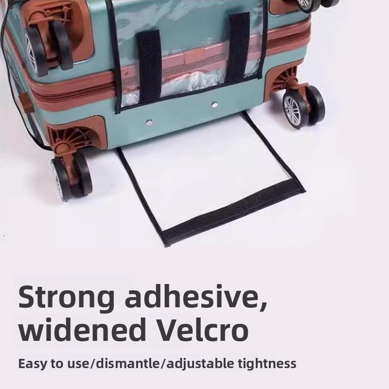 荷物用厚手保護カバー 透明防水トラベルスーツケース 外側保護 - Luggage Protective Cover Transparent のレビューと価格