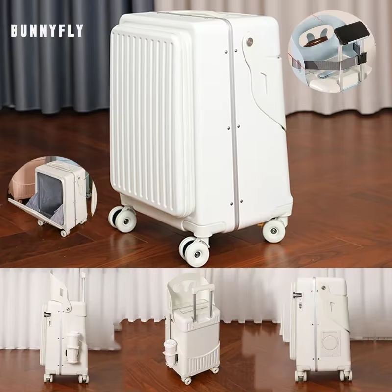 BunnyFly ワイドハンドル キャリーオン ラゲージ ア - Aluminum Frame Carry On Luggage のレビューと価格
