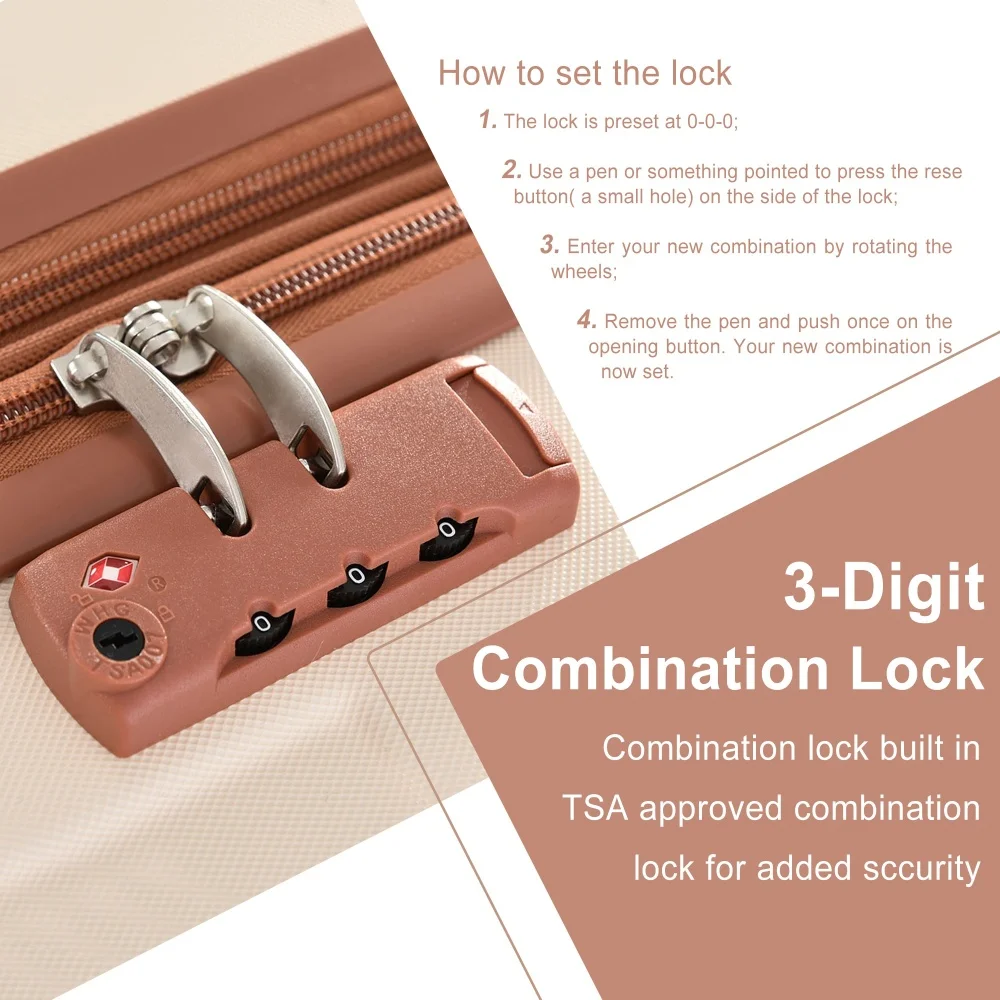 ハードシェルABS製スーツケースセット 2ピースセット 拡張 - Expandable Hard Shell Luggage Set のレビューと価格