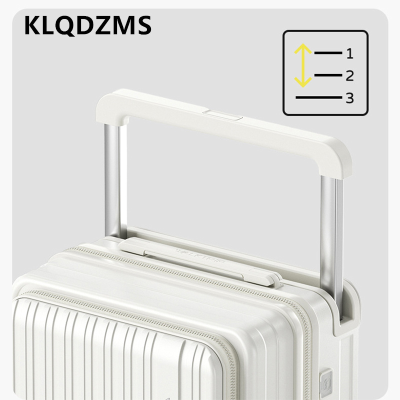 KLQDZMS 充電スーツケース フロントオープニング搭乗ボ - Front Opening Laptop Luggage 24 Inch のレビューと価格