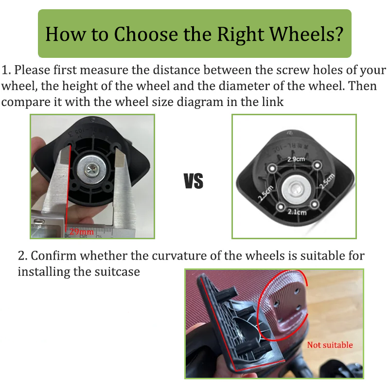 Samsontie U91 シリーズ荷物用サイレントホイール - Silent Replacement Luggage Wheels のレビューと価格