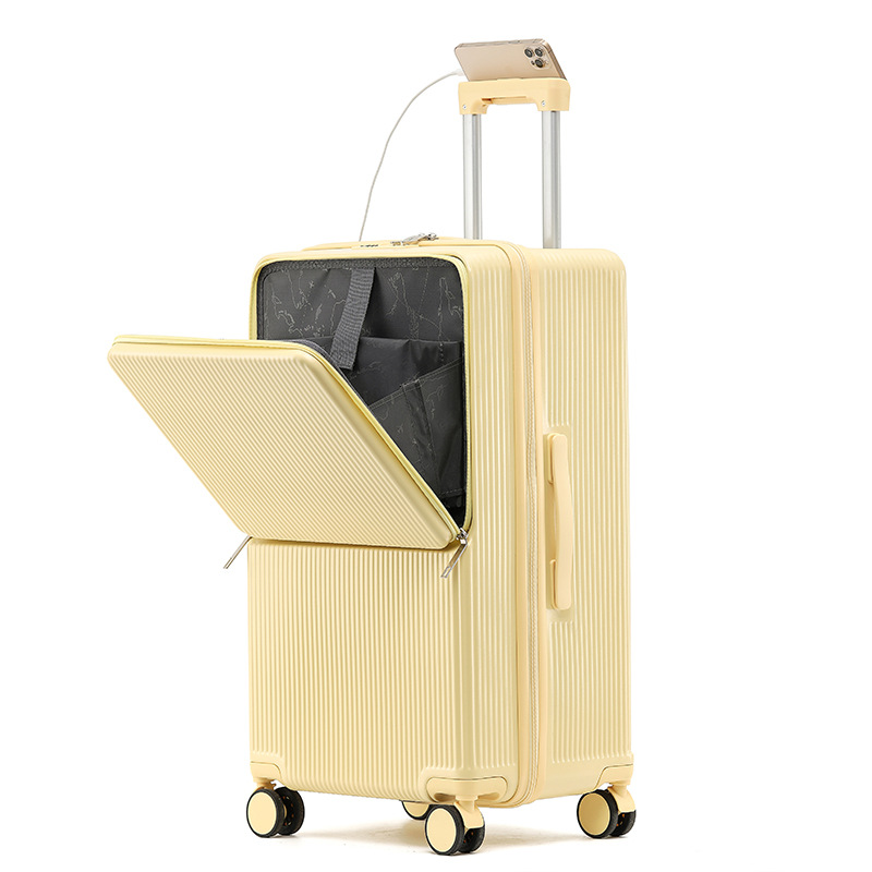 男性と女性のための大きなハンドル付きの寿司スーツケース,20 - Aluminum Frame Carry On Luggage のレビューと価格