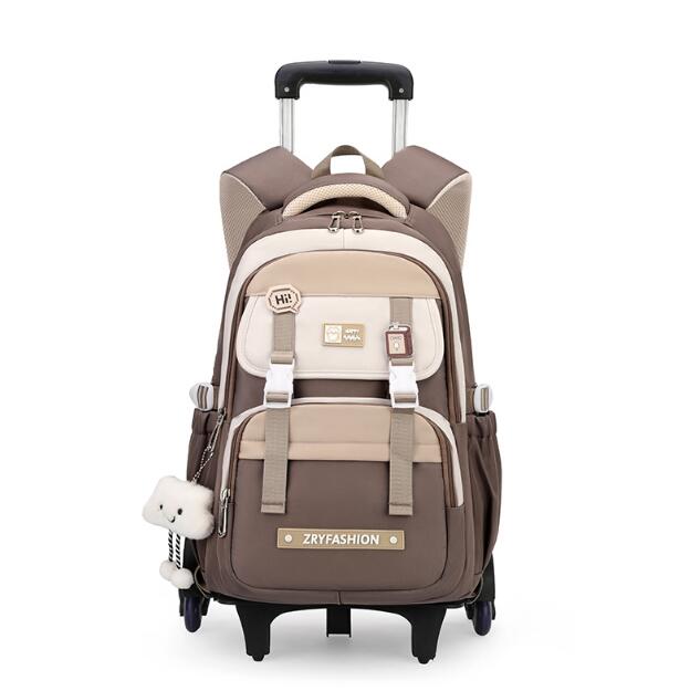 女の子用旅行用ローリングラゲッジバックパック 旅行用トロリー - Foldable Rolling Luggage Bag のレビューと価格