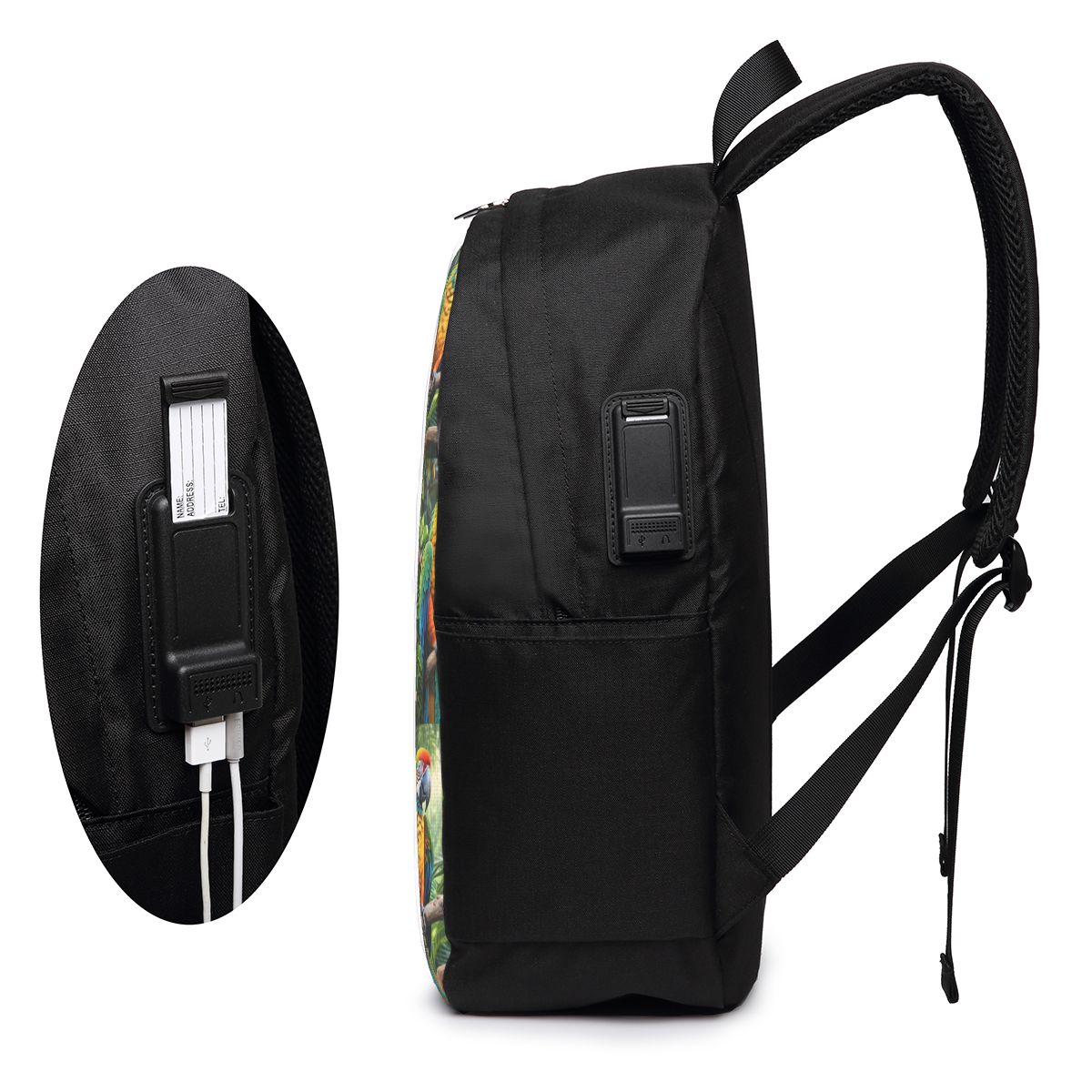 かわいいコンゴウインコのバックパック旅行ノートブックバッグコ - Travel Bags のレビューと価格