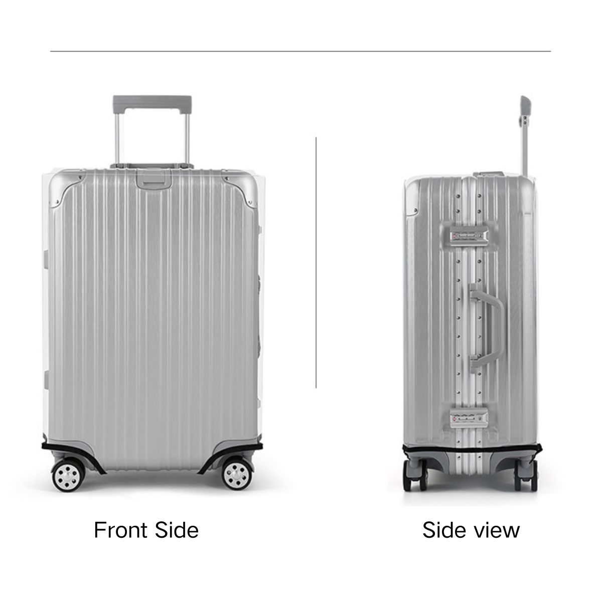 厚みのあるクリアな荷物カバープロテクター、18インチ、20イ - Waterproof Suitcase Cover Protector のレビューと価格