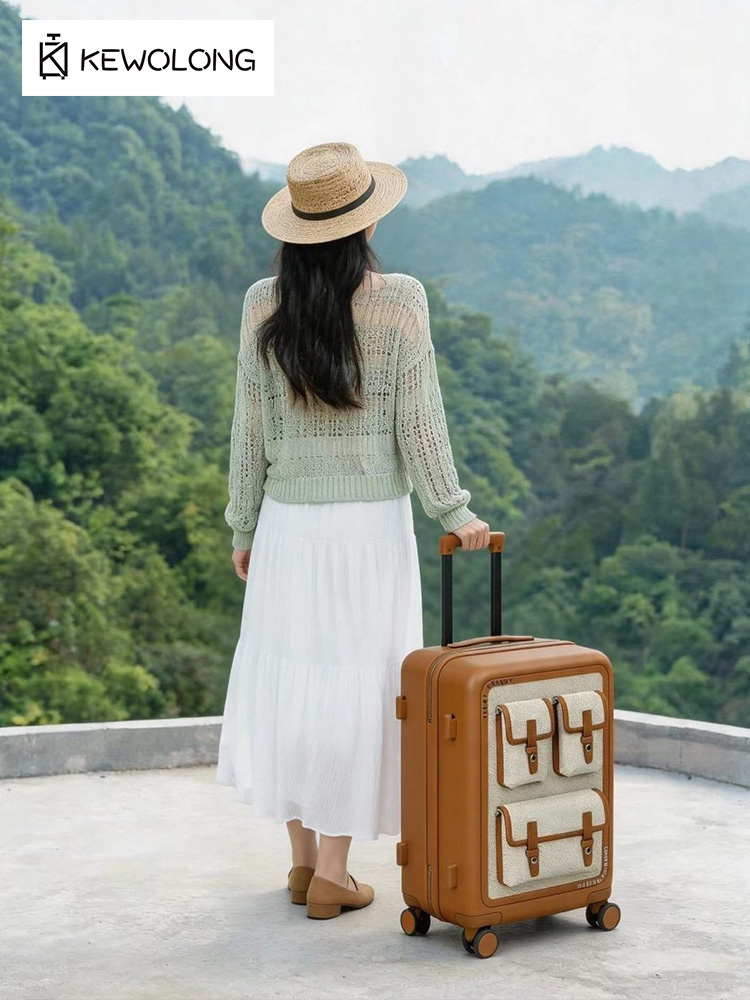 ヴィンテージキャンバススピナースーツケース 20/24インチ - Spinner Wheel Rolling Suitcase 20 Inch のレビューと価格