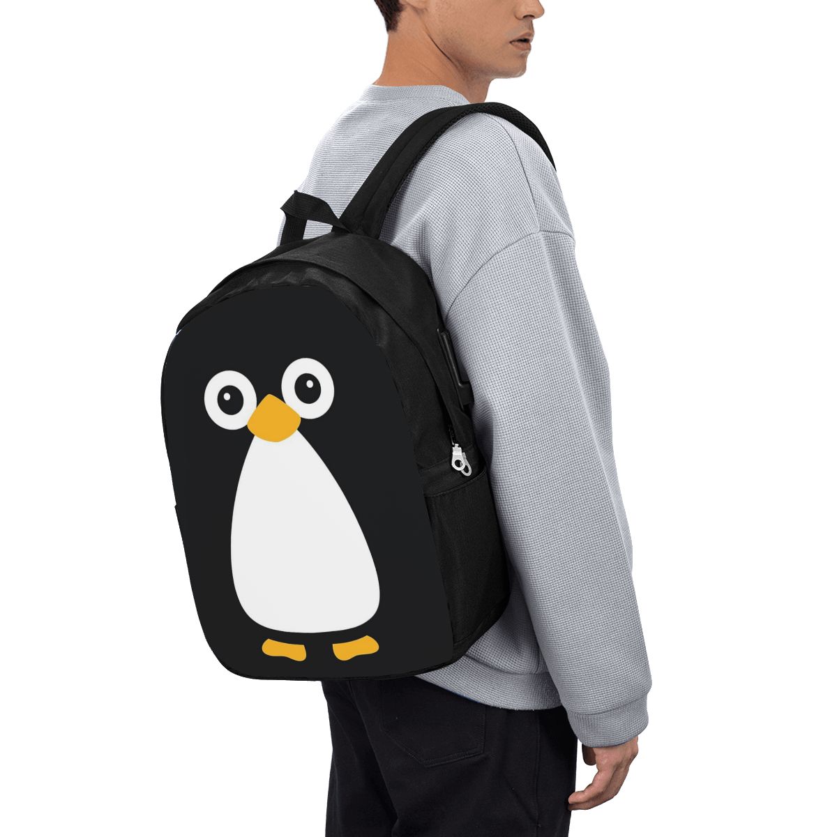 かわいいベクターペンギンバックパック旅行ノートブックバッグコ - Travel Bags のレビューと価格