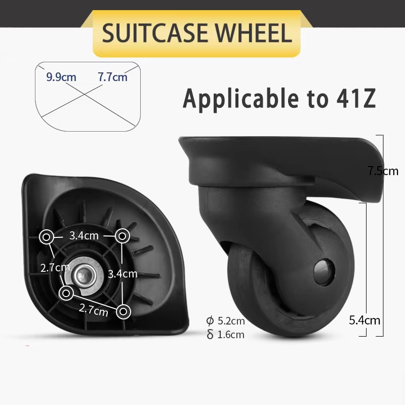41Z用 #   荷物用スピナーホイール交換品 360 °  - Silent Replacement Luggage Wheels のレビューと価格