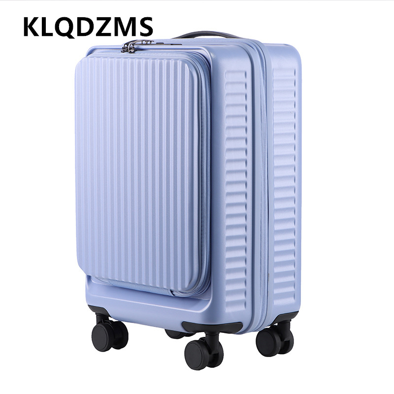 KLQDZMS 20インチ24インチ26インチ大容量トロリー - Front Opening Laptop Luggage 24 Inch のレビューと価格